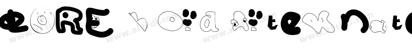 LORE Bold Alternates字体转换